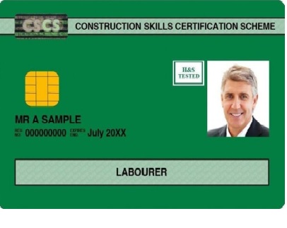 Level 1 CSCS Green Labourer Card 